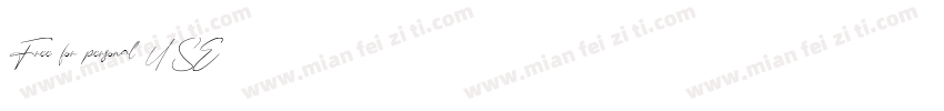 Free for personal USE字体转换